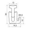 Crochet Autobloquant Newly H100 - 20kg