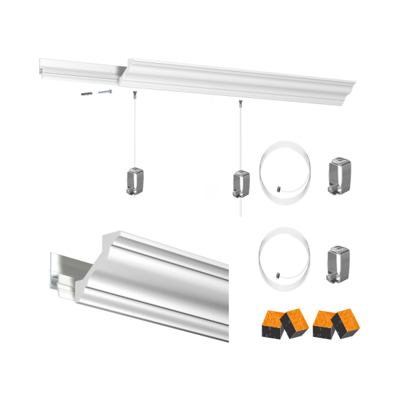 Pack cimaise Deco rail  artiteq ECO