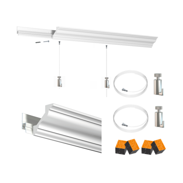 Pack cimaise Deco rail  artiteq PREMIUM