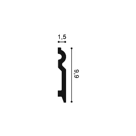SX137F ORAC Flexibel Plinth Flex L200 x H9.9 x L1,5 cm ORAC DECOR 2 - Cimaise Tableau