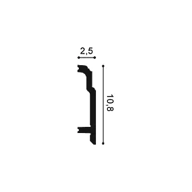 SX155F ORAC Flexibler Sockel Flex L200 x H10.8 x L2.5 cm ORAC DECOR 2 - Cimaise Tableau