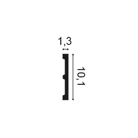 SX163F ORAC Plinth Flex L200 x H10.1 x L1,3 cm ORAC DECOR 2 - Cimaise Tableau