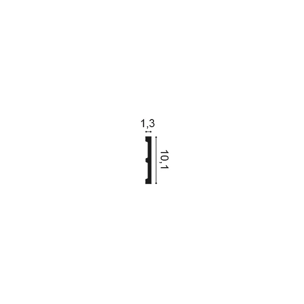 SX163F ORAC Plinth Flexible Flex L200 x H10.1 x L1,3 cm ORAC DECOR 2 - Cimaise Tableau 