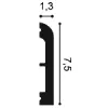 SX183F ORAC Plinthe Flexible Flex L200 x H7,5 x L1,3 cm ORAC DECOR 2 - Cimaise Tableau