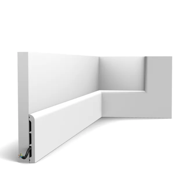 SX184-RAL9003 ORAC Plinthe RAL9003 Duropolymer L200 x H11 x L1,3 cm ORAC DECOR 3 - Cimaise Tableau 