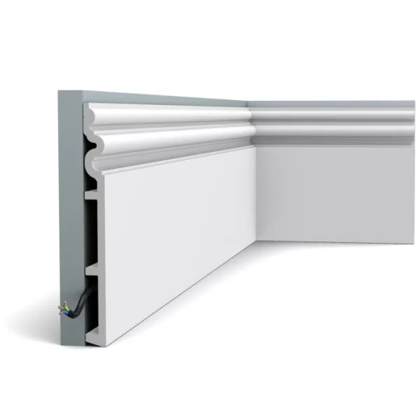 SX193 ORAC Plinthe Duropolymer L200 x H25 x L2,2 cm ORAC DECOR 3 - Cimaise Tableau 