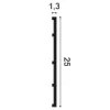SX207 ORAC Plinthe Duropolymer L200 x H25 x L1,3 cm ORAC DECOR 3 - Cimaise Tableau