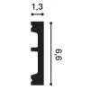 SX157-RAL9003 ORAC Plinthe RAL9003 Duropolymer L200 x H6,6 x L1,3 cm ORAC DECOR 2 - Cimaise Tableau
