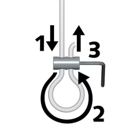 Loop Maker : creation de boucle avec le cable perlon ARTI TEQ 2 - Cimaise Tableau