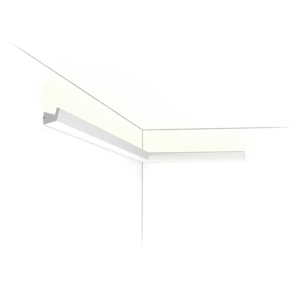CX189 Indirect lighting Durofoam L200 x H2,7 x L2,7 cm ORAC DECOR 1 - Cimaise Tableau 