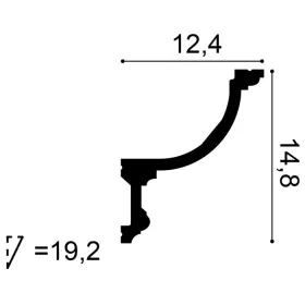 C901F ORAC Flexible indirekte Beleuchtung Flex L200 x H14,8 x B12,4 cm ORAC DECOR 3 - Cimaise Tableau