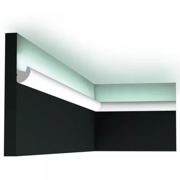 CX188 Indirect lighting Durofoam L200 x H3,4 x L3 cm ORAC DECOR 4 - Cimaise Tableau 