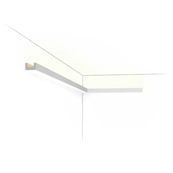 CX190 ORAC Perfil multifuncional Durofoam L200 x H2 x L3 cm ORAC DECOR 1 - Cimaise Tableau 
