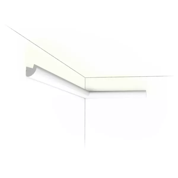 CX188F ORAC Durofoam flexible cornice L200 x H3,4 x L3 cm ORAC DECOR 1 - Cimaise Tableau 