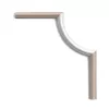 PX103A ORAC Ecker für PX103 Duropolymer L19 x H1,2 x L3,5 cm ORAC DECOR 4 - Cimaise Tableau