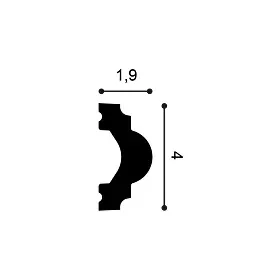 PX120A ORAC Corner for PX120 Duropolymer L19 x H2 x L8,8 cm ORAC DECOR 3 - Cimaise Tableau