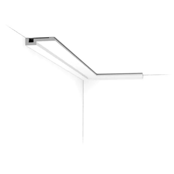 PX198 ORAC Cimaise Duropolymer L200 x H8,3 x L2 cm ORAC DECOR 4 - Cimaise Tableau 
