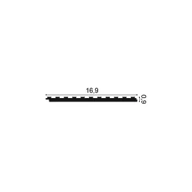 PX147 ORAC Cimaise Duropolymer L200 x H0,9 x L16,91 cm ORAC DECOR 3 - Cimaise Tableau