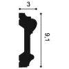 P9010F ORAC Flexible Climb Durofoam L200 x H9.1 x L3 cm ORAC DECOR 3 - Cimaise Tableau 