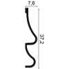 P3071 ORAC Cimaise Durofoam L200 x H37.2 x L7.6 cm ORAC DECOR 3 - Cimaise Tableau 