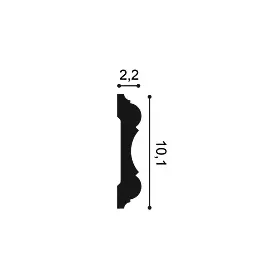 P8040F ORAC Durofoam flexible cone L200 x H10.1 x L2,2 cm ORAC DECOR 3 - Cimaise Tableau