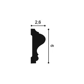 P8020 ORAC Imagen Durofoam L200 x H6 x L2,6 cm ORAC DECOR 3 - Cimaise Tableau