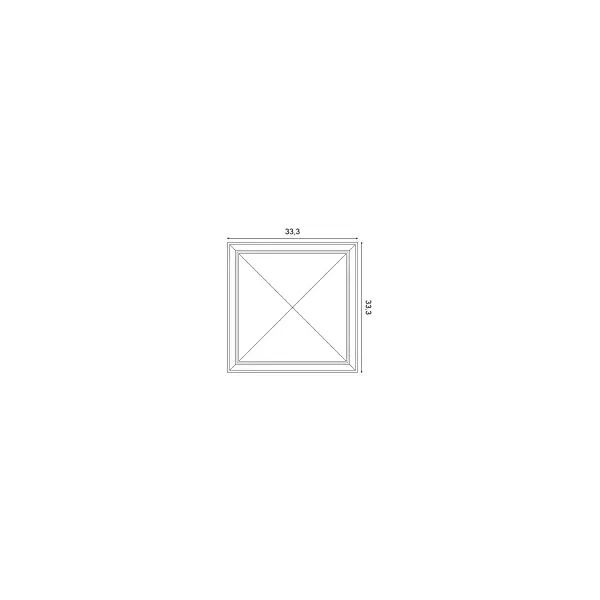 W123 ORAC 3D wall panel Purotouch L33.3 x H33.3 x L3,5 cm 