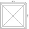 W123 ORAC 3D wall panel Purotouch L33.3 x H33.3 x L3,5 cm 