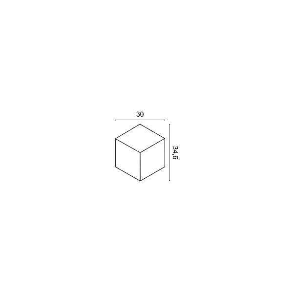 W105 ORAC Panel de pared 3D Purotouch L30 x H34,6 x L3 cm 