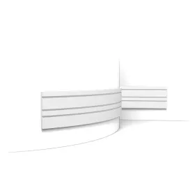 W119F ORAC Panel de pared FLEX 3D Flex L200 x H25 x L2 cm ORAC DECOR 1 - Cimaise Tableau