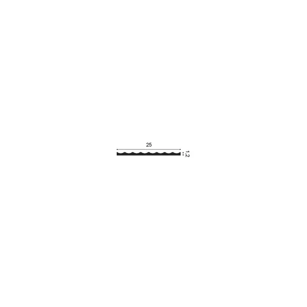 W109 ORAC 3D wall panel Purotouch L200 x H25 x L1,2 cm 