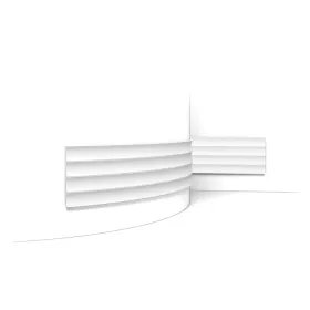 W114F ORAC Panel de pared FLEX 3D Flex L200 x H25 x L1.5 cm ORAC DECOR 1 - Cimaise Tableau