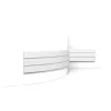 W116F ORAC Wall Panel FLEX 3D Flex L200 x H25 x L2 cm ORAC DECOR 1 - Cimaise Tableau 