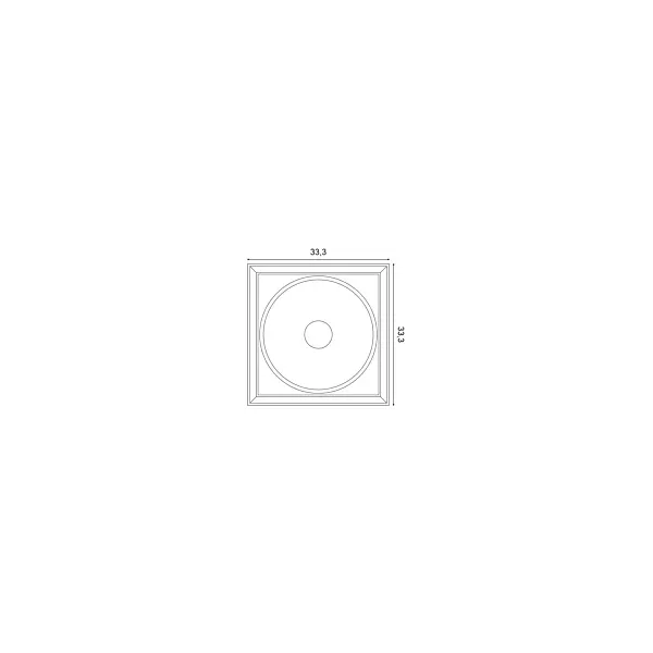 W122 ORAC 3D wall panel Purotouch L33.3 x H33.3 x L2,6 cm 