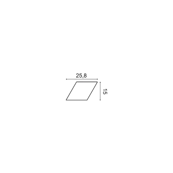 W100 ORAC 3D wall panel Purotouch L15 x H25.8 x L2.9 cm 