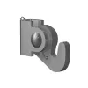 Self-locking hook for 4 x 4 rod (20kg) - picture rail fixing for artiteq painting ARTI TEQ 1 - Cimaise Tableau