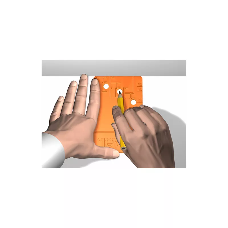 6 Stück Click & Connect für Mini Click (ZUSÄTZLICH) – Bilderschiene neu aufhängen ARTI TEQ 5 - Cimaise Tableau 