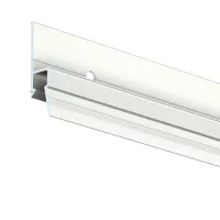 Deco rail 200 cm primary white - rail fixing for artiteq painting ARTI TEQ 1 - Cimaise Tableau