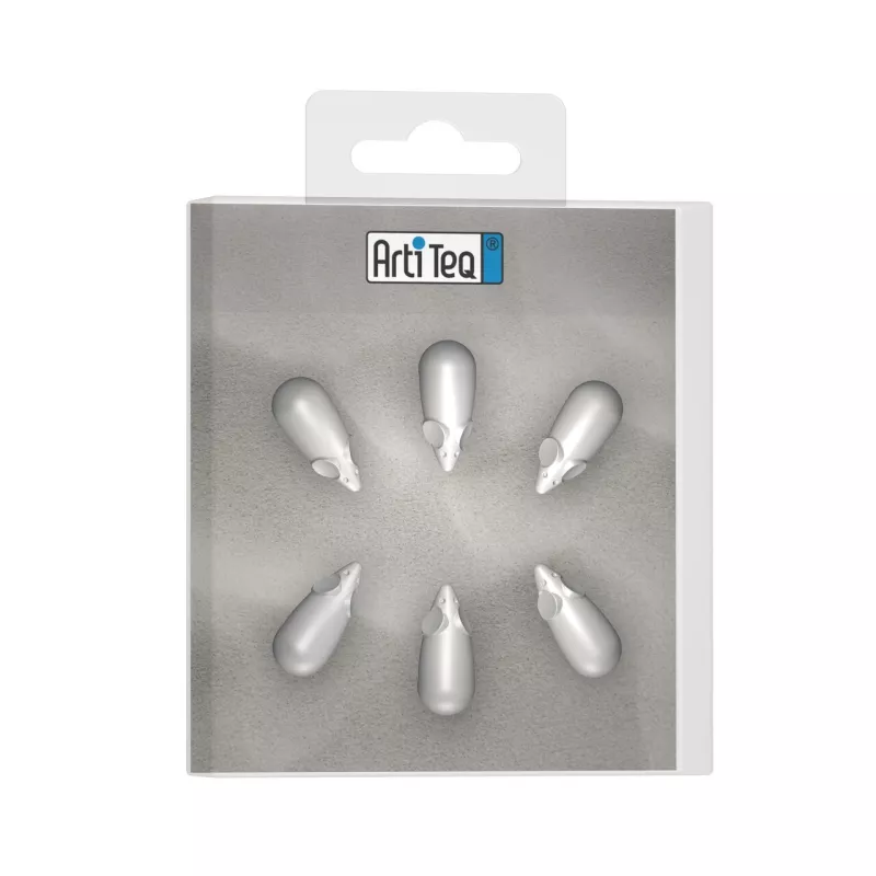 MOUSE MAGNETS BLANC X 6 PIECES ARTI TEQ 3 - Cimaise Tableau 