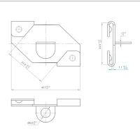 ATTACHE FAUX PLAFOND 24 MM ARTITEQ ARTI TEQ 6 - Cimaise Tableau 