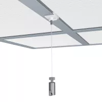 ATTACHE FAUX PLAFOND BLANC PLASTIQUE ARTITEQ ARTI TEQ 4 - Cimaise Tableau
