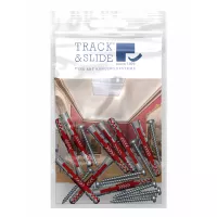 Pack de Vis et Chevilles Track & Slide TRACK & SLIDE 1 - Cimaise Tableau 