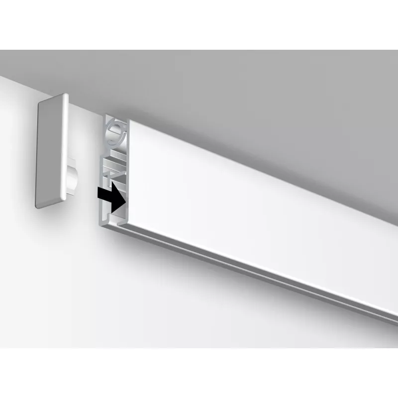 Embout pour cimaise Double paroi Track&slide TRACK & SLIDE 3 - Cimaise Tableau 