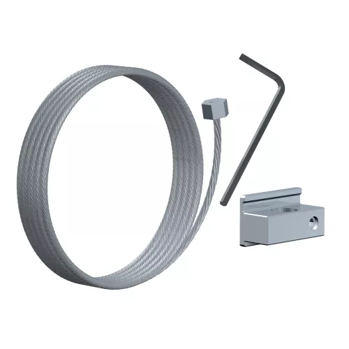 Pack Slider câble acier inoxydable 1,8 mm pour cimaise Double Paroi - Track&slide TRACK & SLIDE 1 - Cimaise Tableau