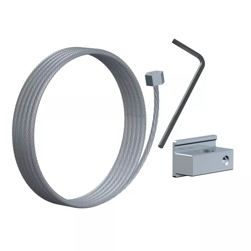 Pack Slider câble acier inoxydable 1,8 mm pour cimaise Double Paroi - Track&slide TRACK & SLIDE 1 - Cimaise Tableau