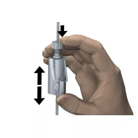 Crochet Auto Grip Lock 1,2 et 1,8 mm / 40 kg - Track&Slide TRACK & SLIDE 6 - Cimaise Tableau