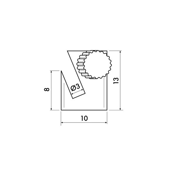 Crochet rond 5 kg + vis laiton