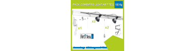 Kit cimaise Combi Pro Light artiteq 100 kg