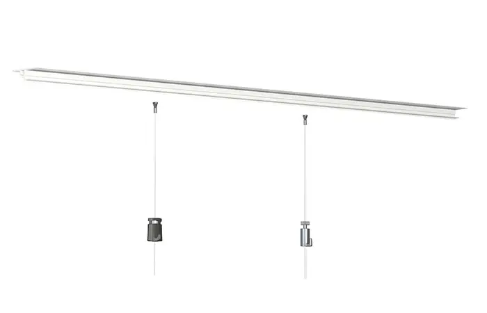 Gama de rieles para cuadros de yeso Shadowline de Artiteq