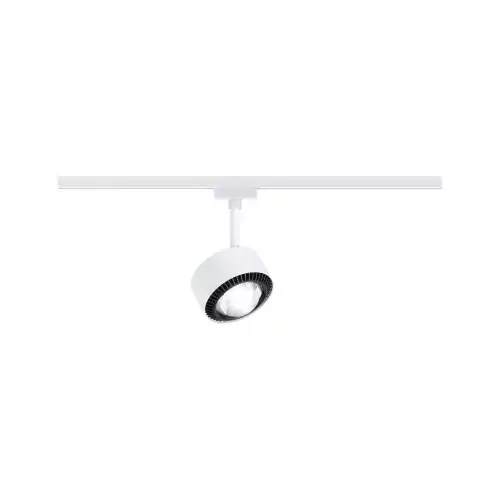 URail Spot sur rail Aldan Spot individuel 470lm 8W 4000K gradable 230V Blanc signal